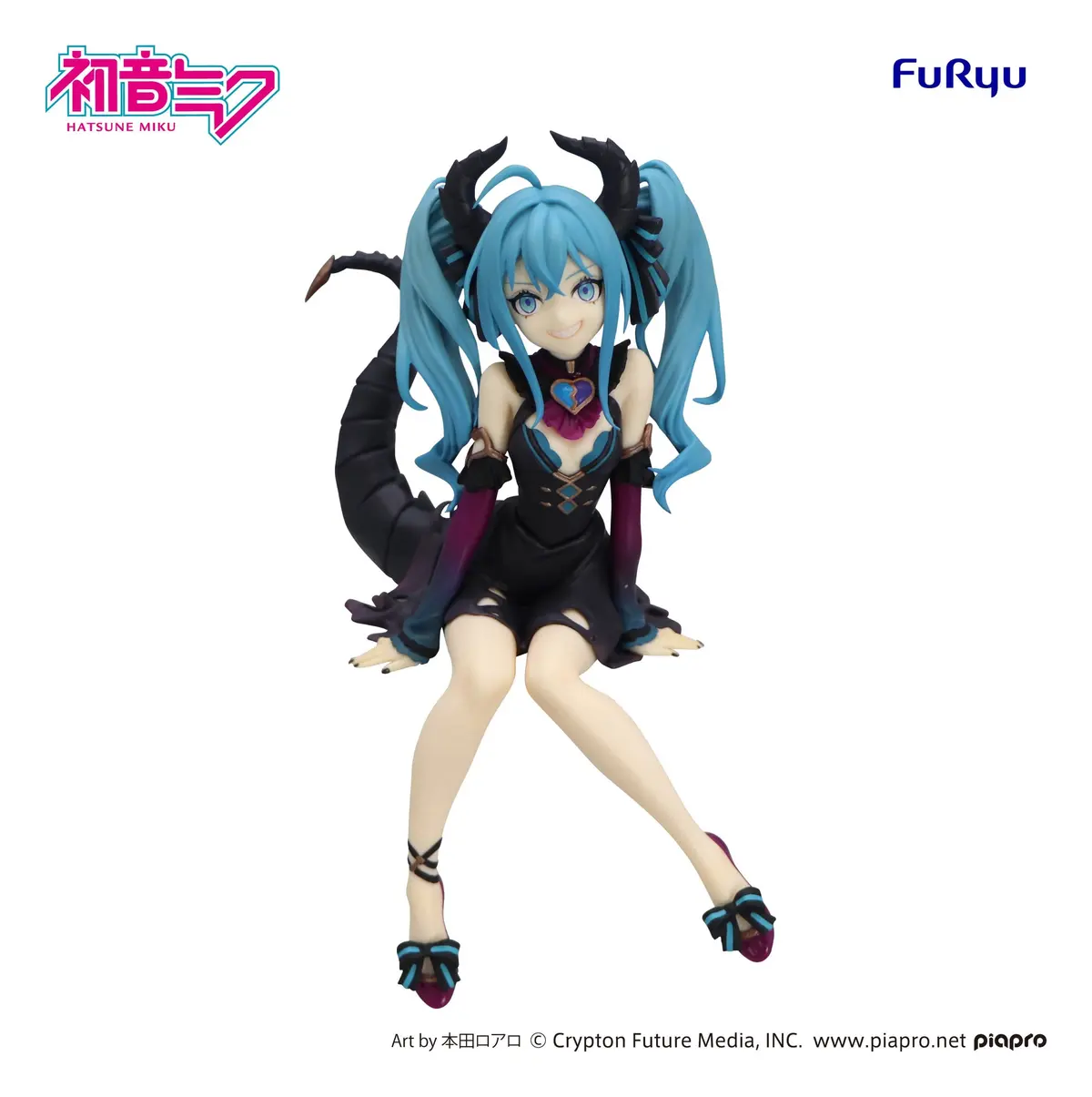 Character Vocal Series - Noodle Stopper Figure - Miku Hatsune (Villain Ver.) - Imagen 1