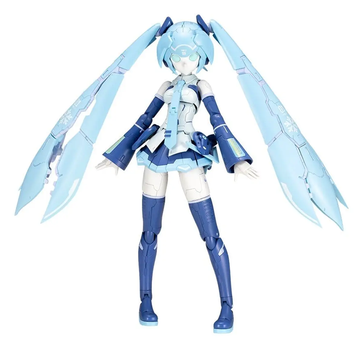 Character Vocal Series - FRAME ARMS - Plastic Model Kit - Miku Hatsune (Snow) - Imagen 1