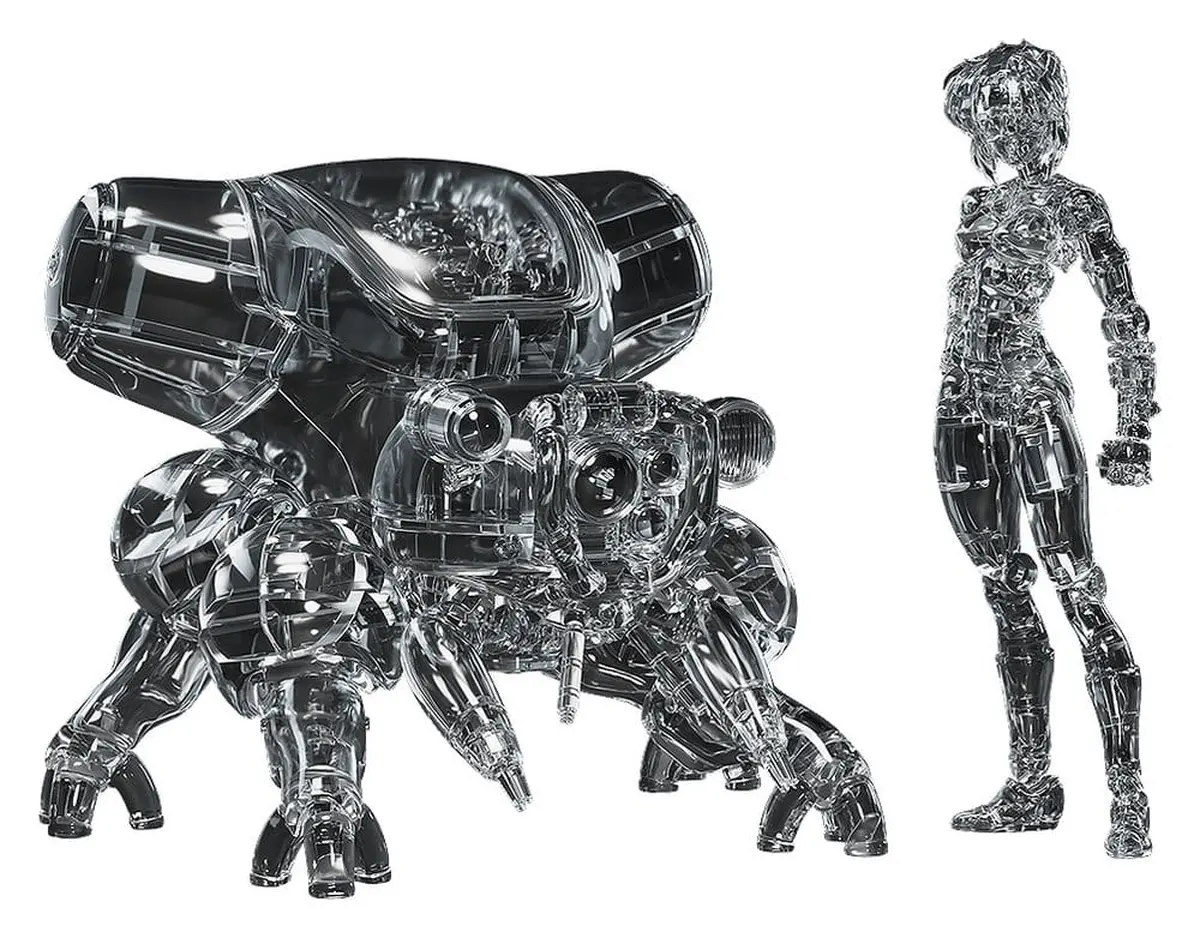 Ghost in the Shell - PLAMAX - Motoko Kusanagi & Fuchikoma (Thermoptic Camouflage Ver.) - Imagen 1