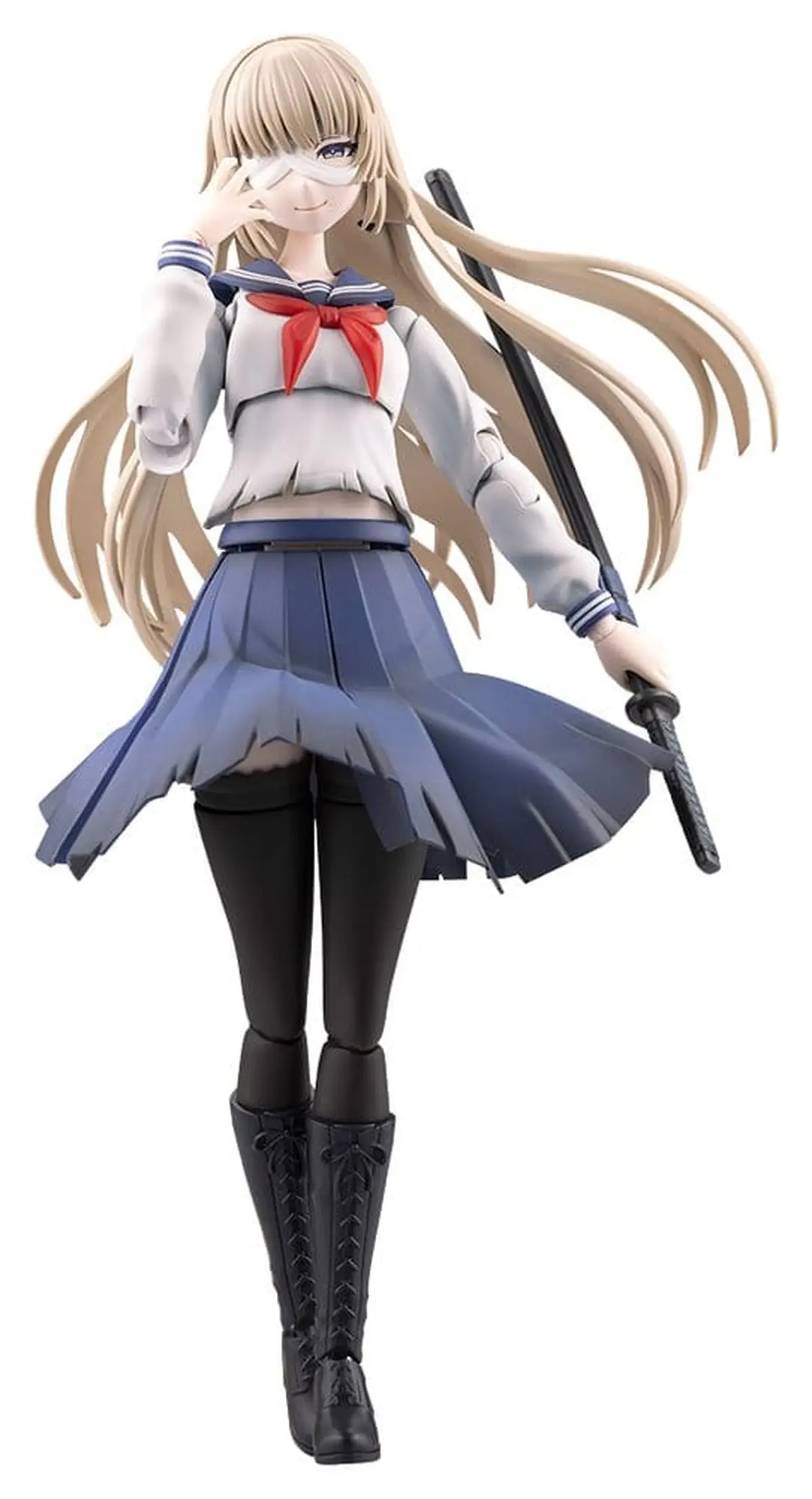 SOUSAI SHOJO TEIEN - Plastic Model Kit - Kuon Yakushiji (Maria Kagaribi Damage Ver.) (School Girl Emulation) - Imagen 1