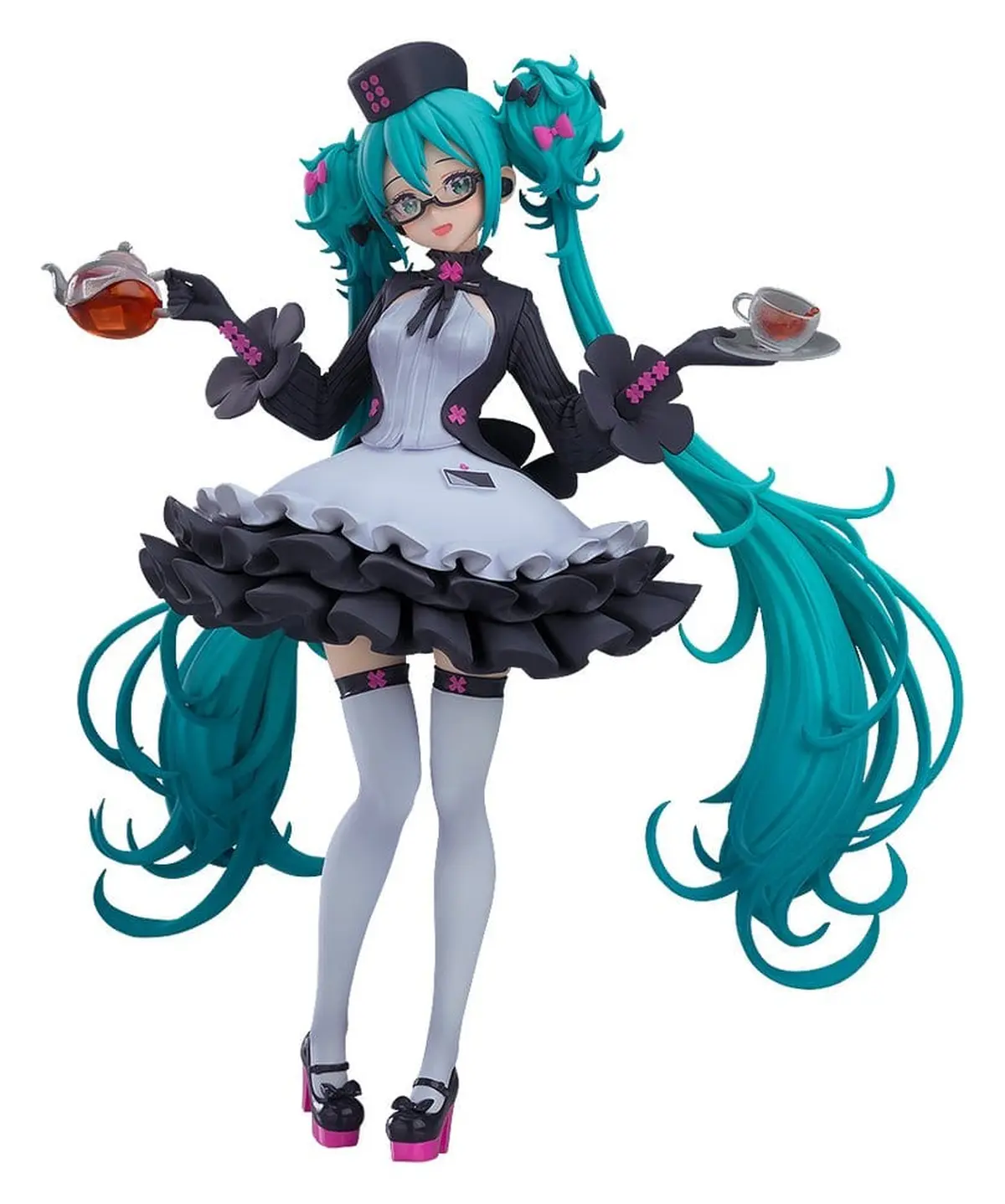 Character Vocal Series - POP UP PARADE - Miku Hatsune (Glasses x Cafe Ver.) - Imagen 1
