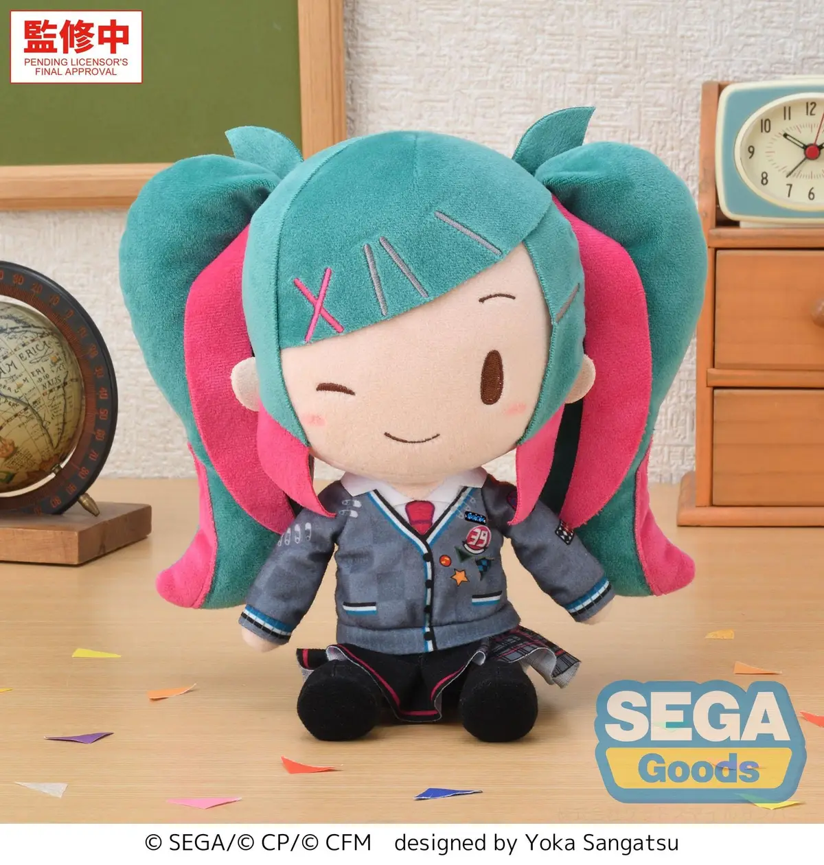 Character Vocal Series - Plush - Miku Hatsune (School SEKAI) (M) - Imagen 1