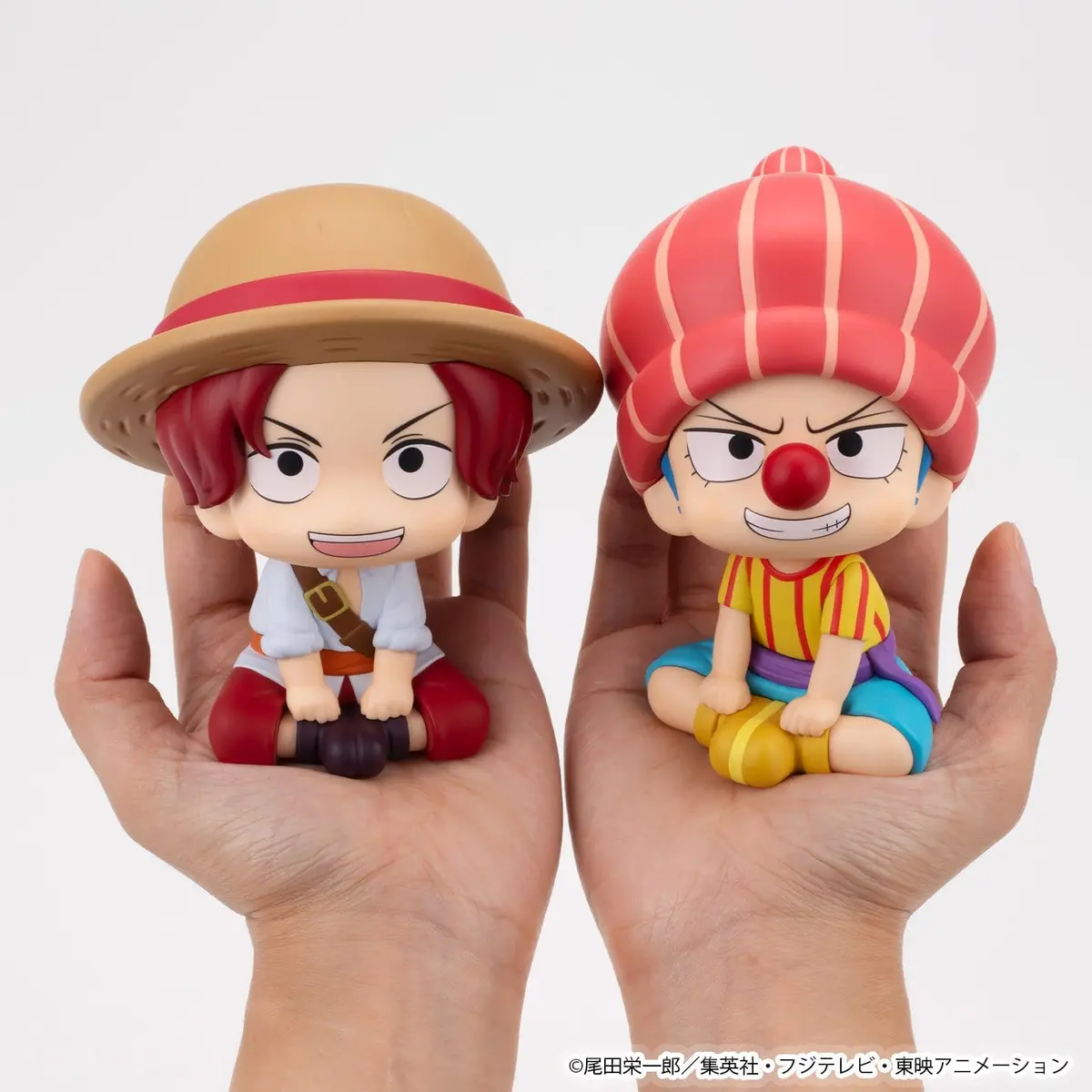 One Piece - Look Up Series - Red-Haired Shanks (Childhood Ver.) & Buggy (Childhood Ver.) (Set) - Imagen 1