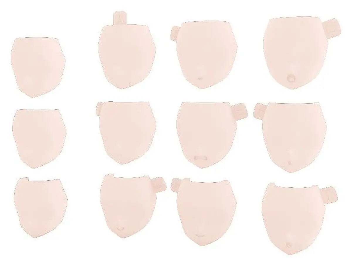 Megami Device - Plastic Model Kit Zubehor - M.S.G Face Set Buster Doll (Skin Color C) - Imagen 1