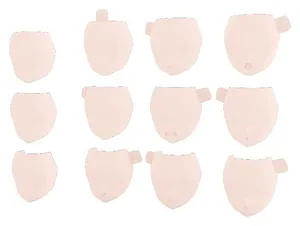 Megami Device - Plastic Model Kit Zubehor - M.S.G Face Set Buster Doll (Skin Color C)