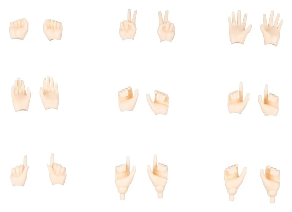 Megami Device - Plastic Model Kit Zubehor - M.S.G 09 Hand Set (Skin Color A) - Imagen 1