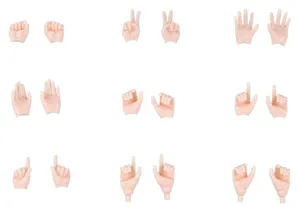 Megami Device - Plastic Model Kit Zubehor - M.S.G 09 Hand Set (Skin Color B)