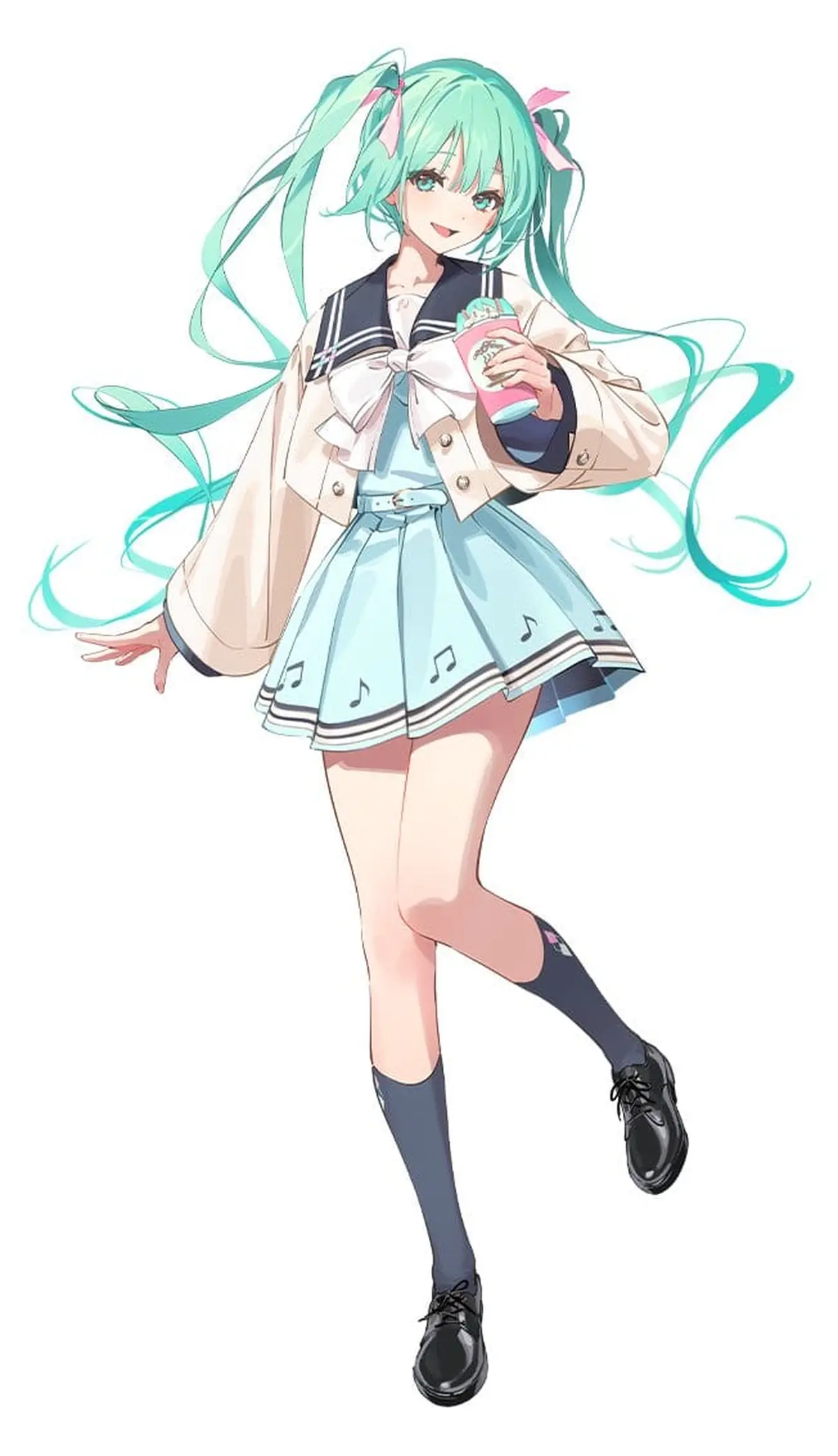 Character Vocal Series - FuRyu Kuji - JK Life Kawaii Food Meguri - Miku Hatsune (Pure Life) - Figura de anime coleccionable - Foto principal