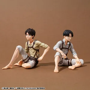 Attack on Titan - G.E.M. Series - Eren Yeager & Levi Ackerman (Palm Size) (Set)