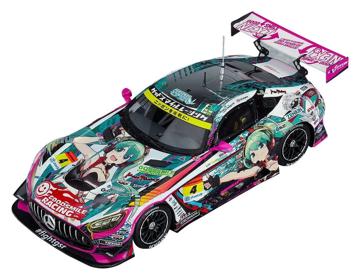 Character Vocal Series - Miniature Car - Good Smile Hatsune Miku AMG (2020 SUPER GT Okayama Test Ver.) - Imagen 1