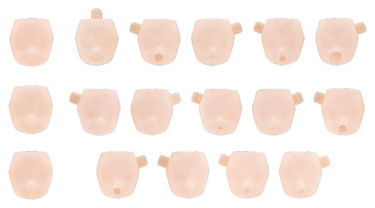 Megami Device - Plastic Model Kit Zubehor - M.S.G 10 Face Set PUNIMOFU 01 (Skin Color C) - Figura de anime coleccionable - Foto principal