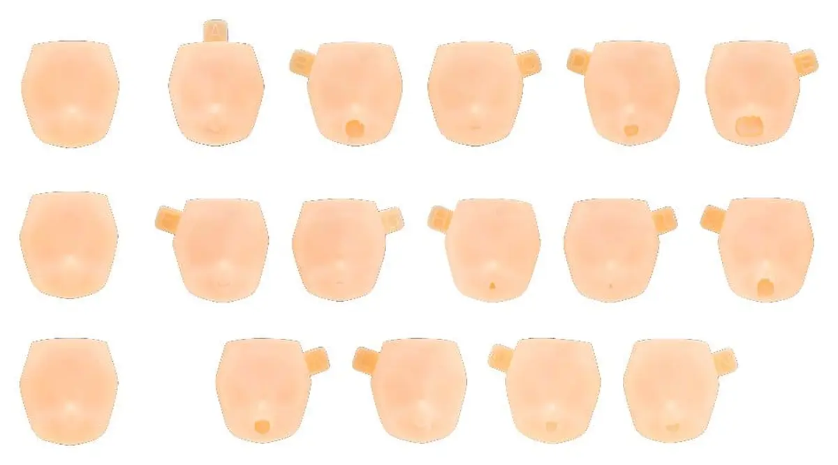 Megami Device - Plastic Model Kit Zubehor - M.S.G 10 Face Set PUNIMOFU 01 (Skin Color D) - Figura de anime coleccionable - Foto principal
