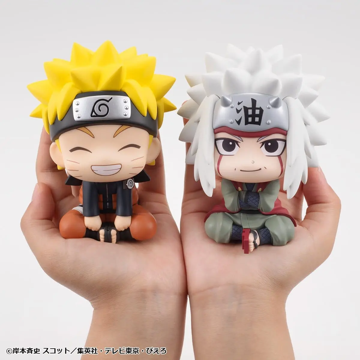 Naruto - Look Up Series - Naruto Uzumaki (Smile Ver.) & Jiraiya (Set) - Imagen 1