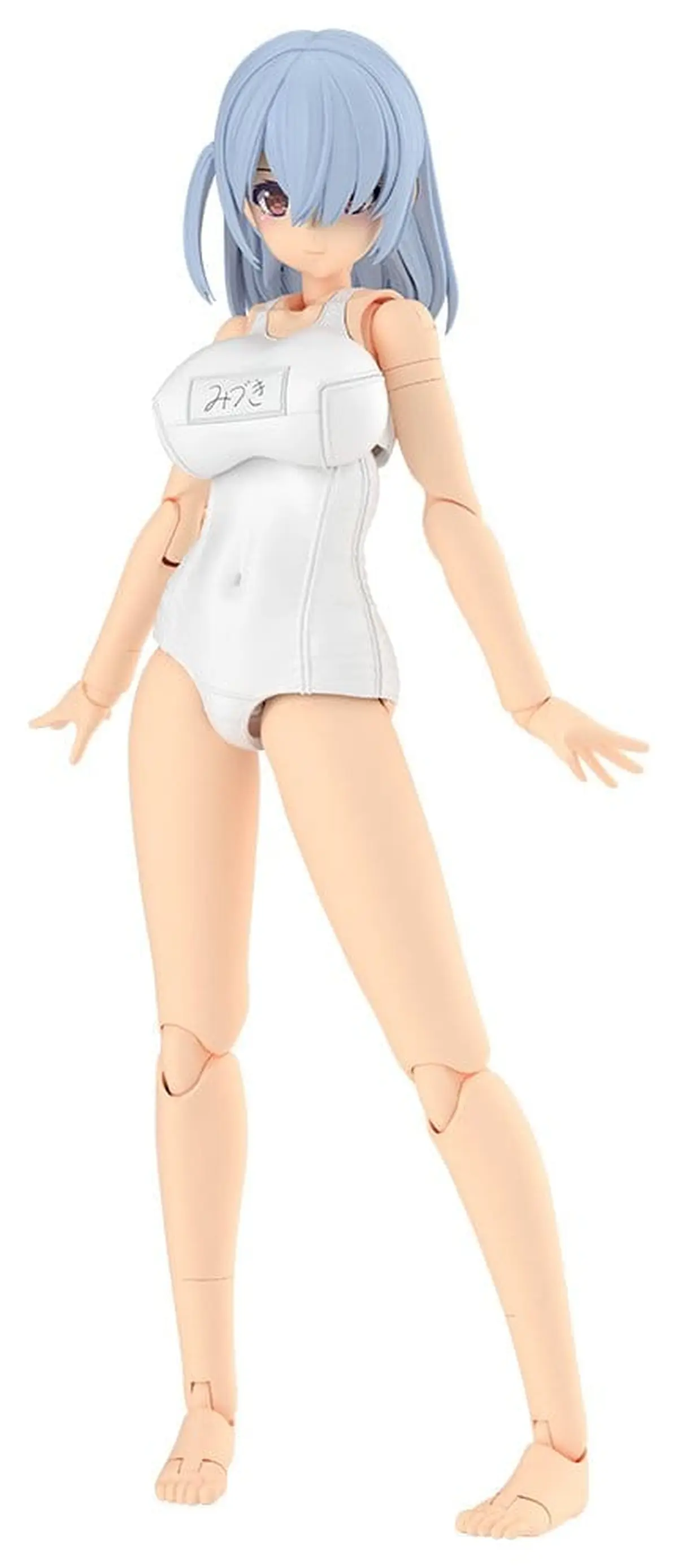 FRAME ARMS GIRL - Plastic Model Kit - Mizuki (School Swimsuits White Ver.) - Imagen 1
