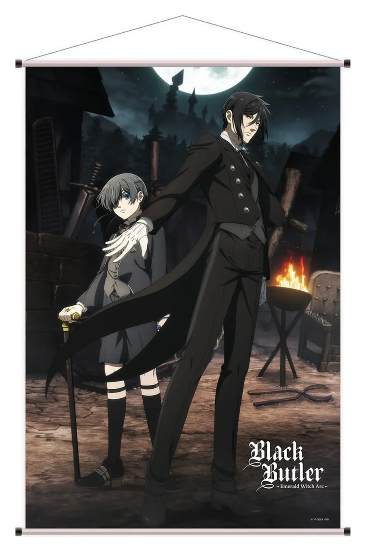 Black Butler - Wallscroll - Sebastian Michaelis & Ciel Phantomhive - Figura de anime coleccionable - Foto principal