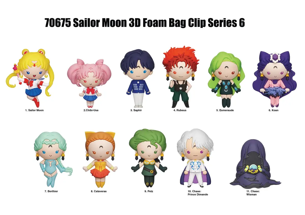 Sailor Moon - Figural Bag Clip - Series 6 - Imagen 1