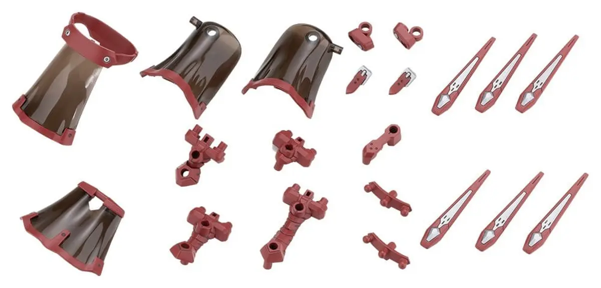 M.S.G - Plastic Model Kit Zubehor - Mecha Supply36 Mission Cloak (Deep Red Ver.) - Imagen 1