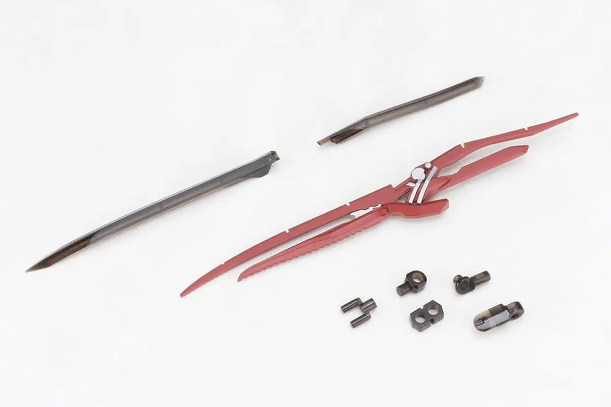M.S.G - Plastic Model Kit Zubehor - Virtuous Style15 Silhouette Sword (Deep Red Ver.) - Imagen 1