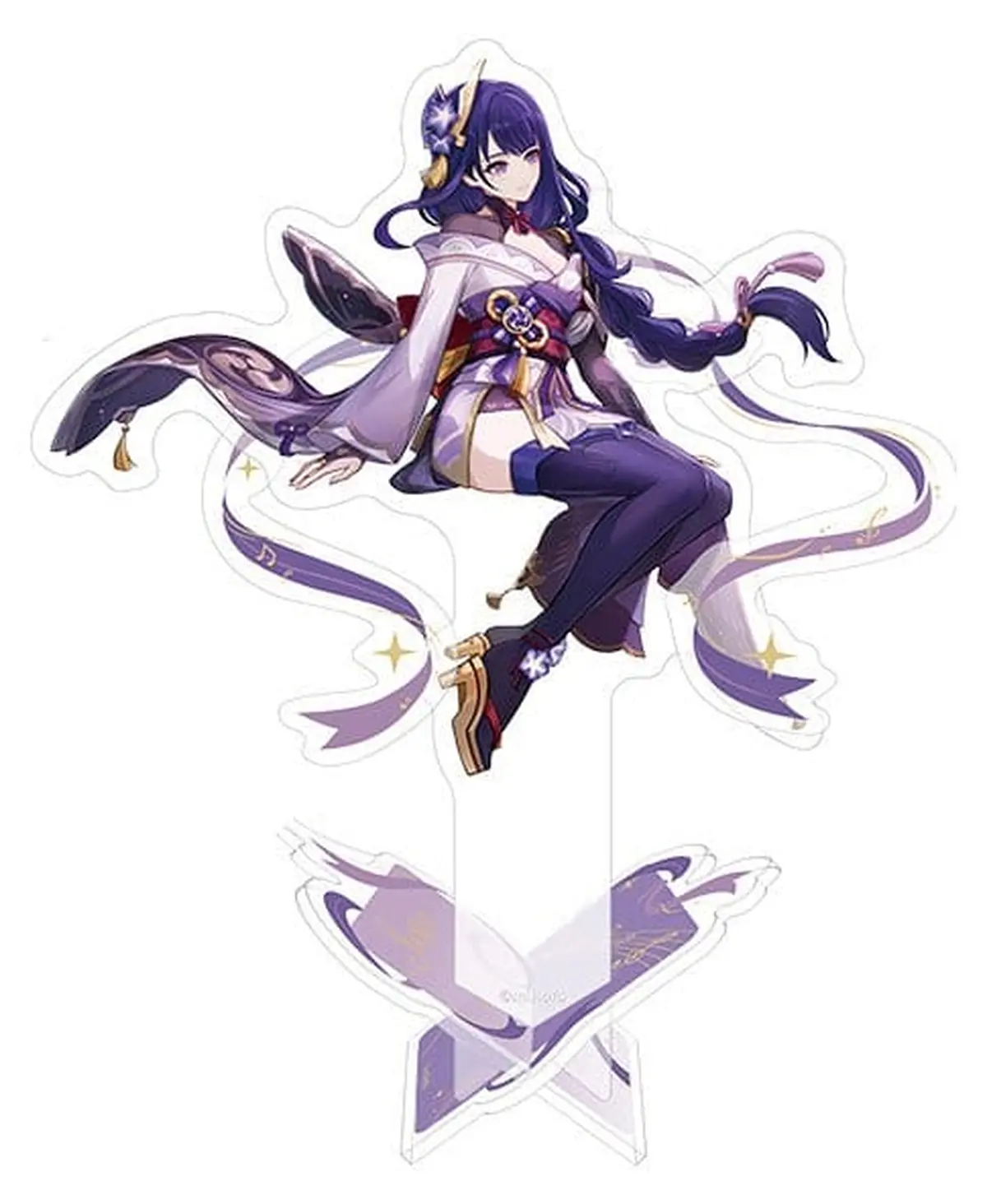 Genshin Impact - Acrylic Stand - Raiden Shogun (6th Anniversary) - Figura de anime coleccionable - Foto principal