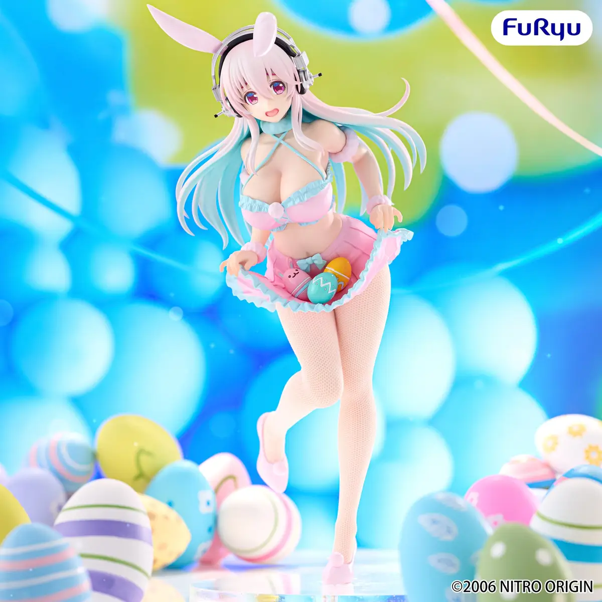 Super Sonico - BiCute Bunnies Figure - Super Sonico (Pastel Easter) - Imagen 1
