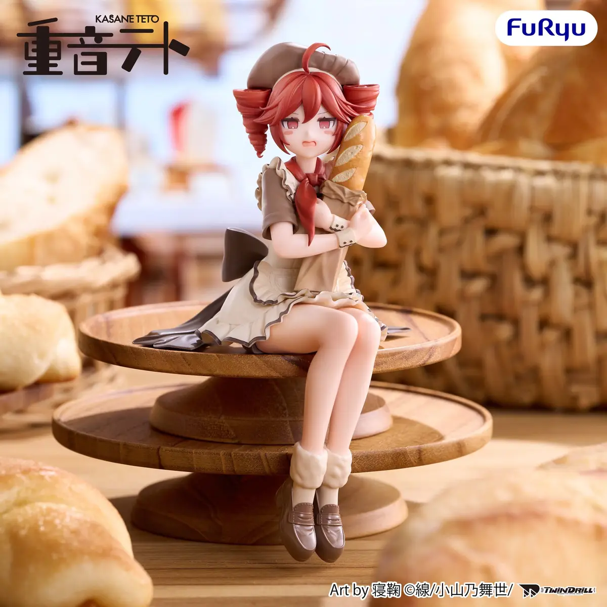 TWINDRILL - Noodle Stopper Figure - Teto Kasane (Baguette Ver.) - Imagen 1