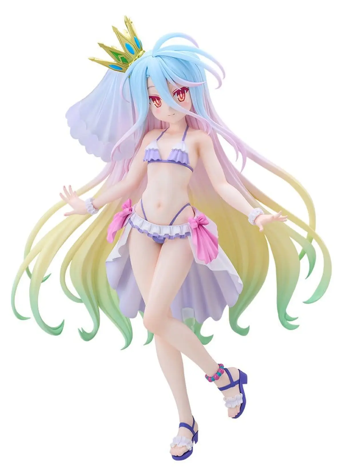 No Game No Life - TENITOL TALL - Shiro (Swimsuit Dress Ver.) - Imagen 1