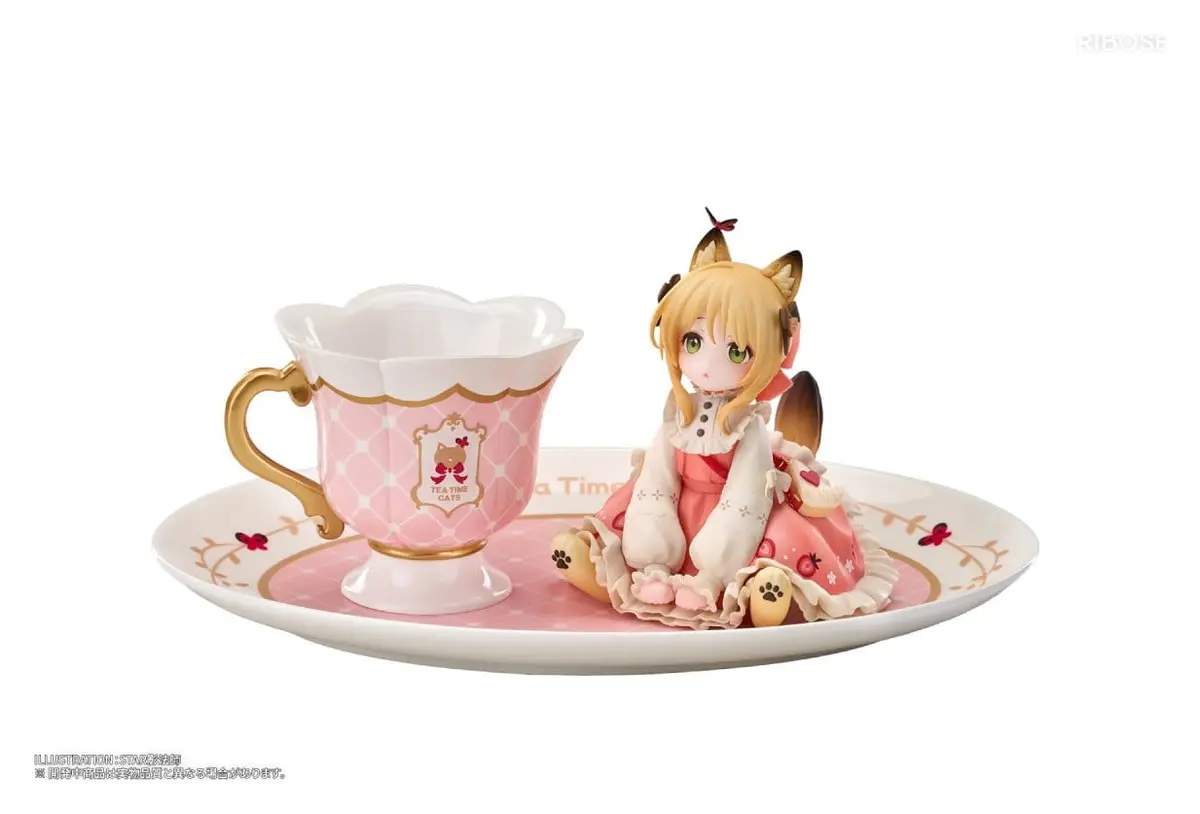 Decorated Life Collection Series - Tea Time Cats - Orange Cat - Imagen 1
