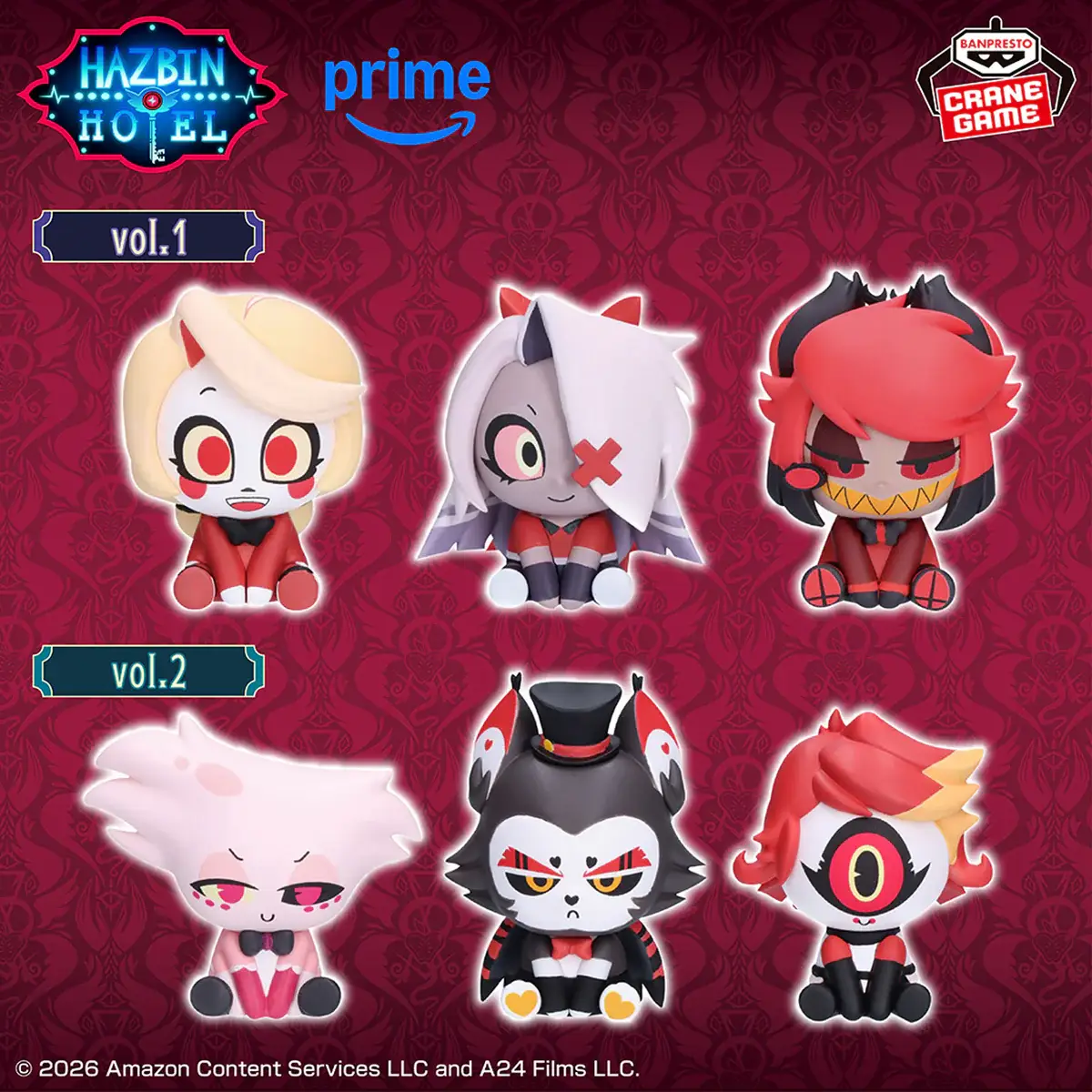Hazbin Hotel Minifigure Collection - Vol. 2 Complete Set de 3 - Imagen 1