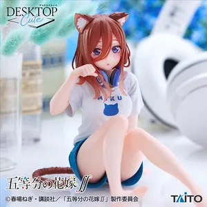 The Quintessential Quintuplets Desktop Cute - Miku Nakano Original Cat Roomwear Ver.