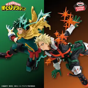 My Hero Academia Figure - Izuku Midoriya and Katsuki Bakugo GiGO Limited Ver. 3 Set de 2