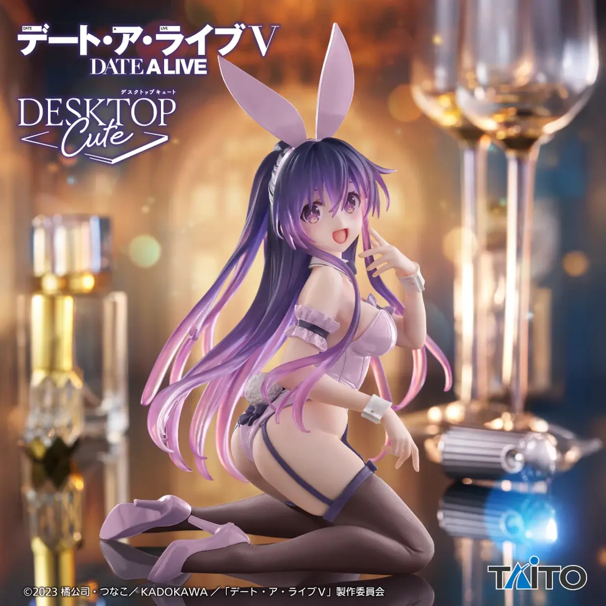 Date A Live V Desktop Cute Figure - Tohka Yatogami Bunny ver. Renewal - Imagen 1