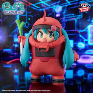 Gundam 45th Hatsune Miku Figure - Char Zaku Costume Hatsune Miku Ver.