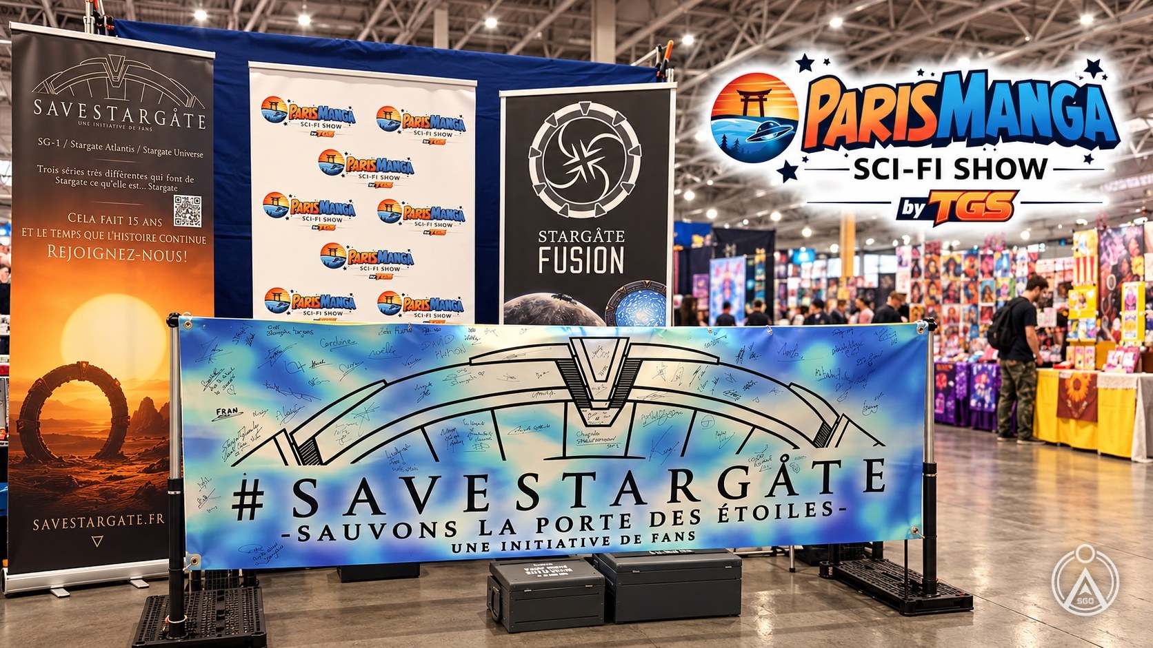 Paris Manga 2026 : le stand #SaveStargate de Stargate-Fusion fait le plein !