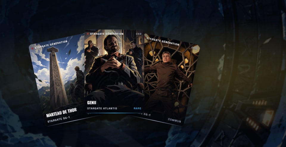 Le jeu de cartes Stargate OffWorld TCG est ouvert
