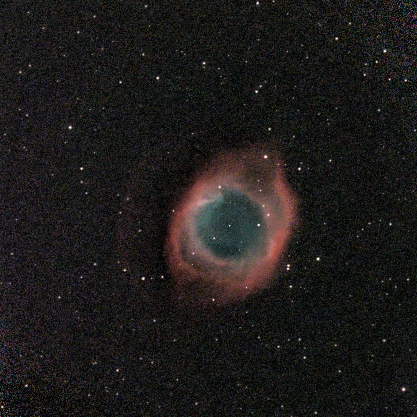 Helix Nebula — The Eye of the Cosmos

Located about 650 light-years away in Aquarius, the Helix Nebula (NGC 7293) is a planetary nebula—the glowing remains of a Sun-like star nearing the end of its life.

Its striking eye-like appearance makes it one of the most iconic objects in the night sky. 👁️✨

_A dying star, beautifully painting its final chapter across the Cosmos. 🔭_

#StarGazingIndia