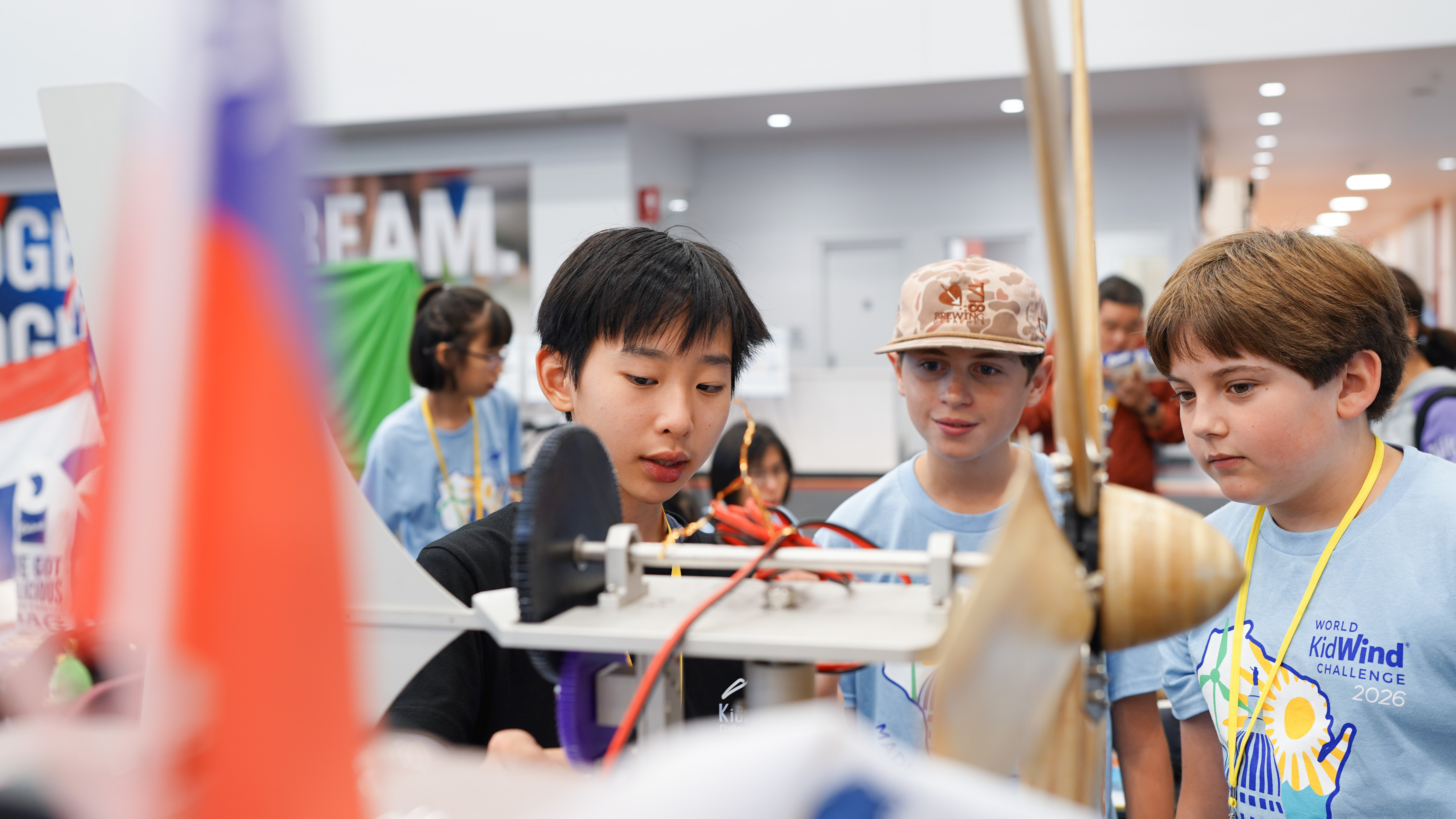2026 KidWind 世界賽現場・小史塔克代表隊 4
