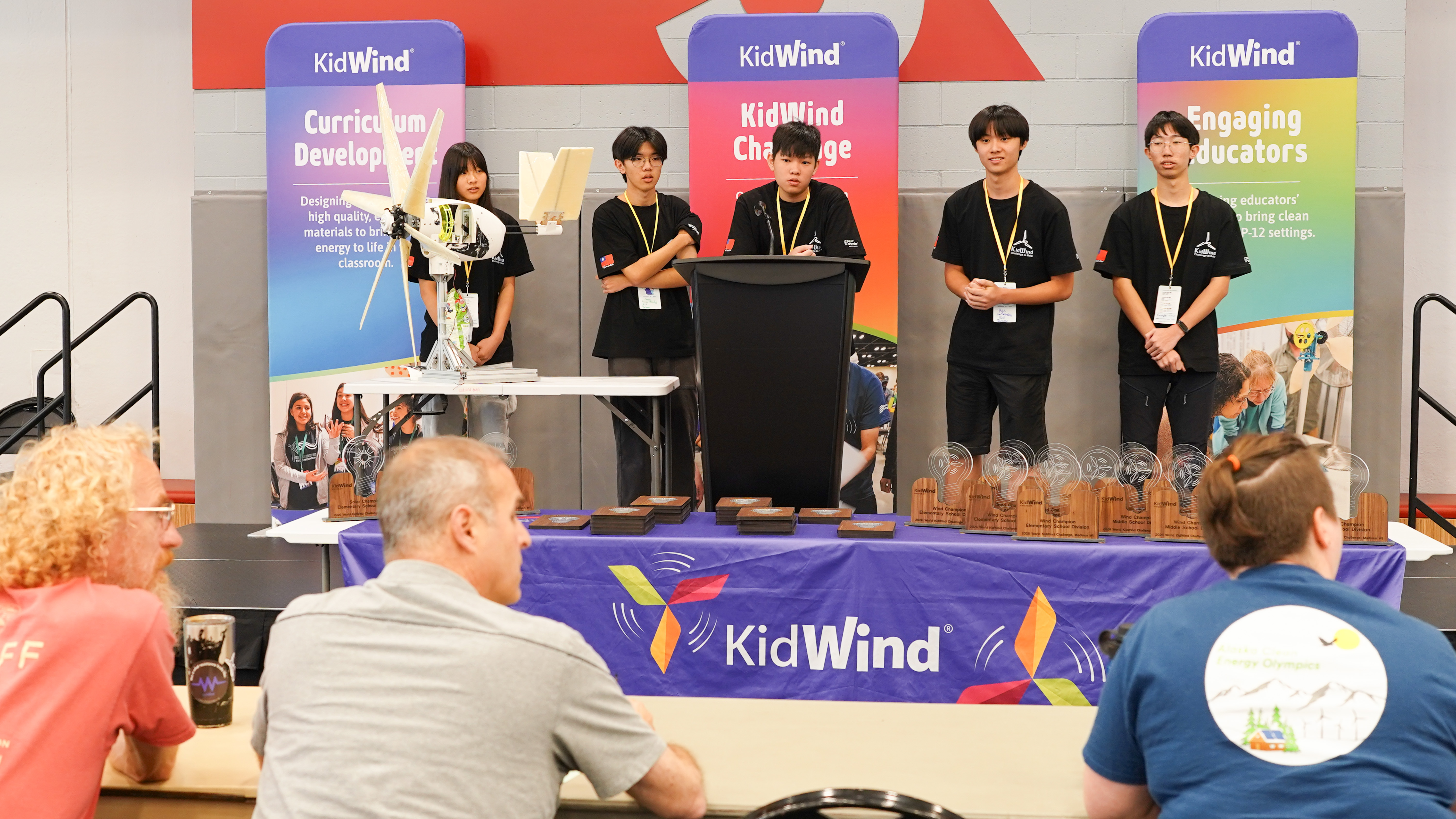 2026 KidWind 世界賽現場・小史塔克代表隊 2