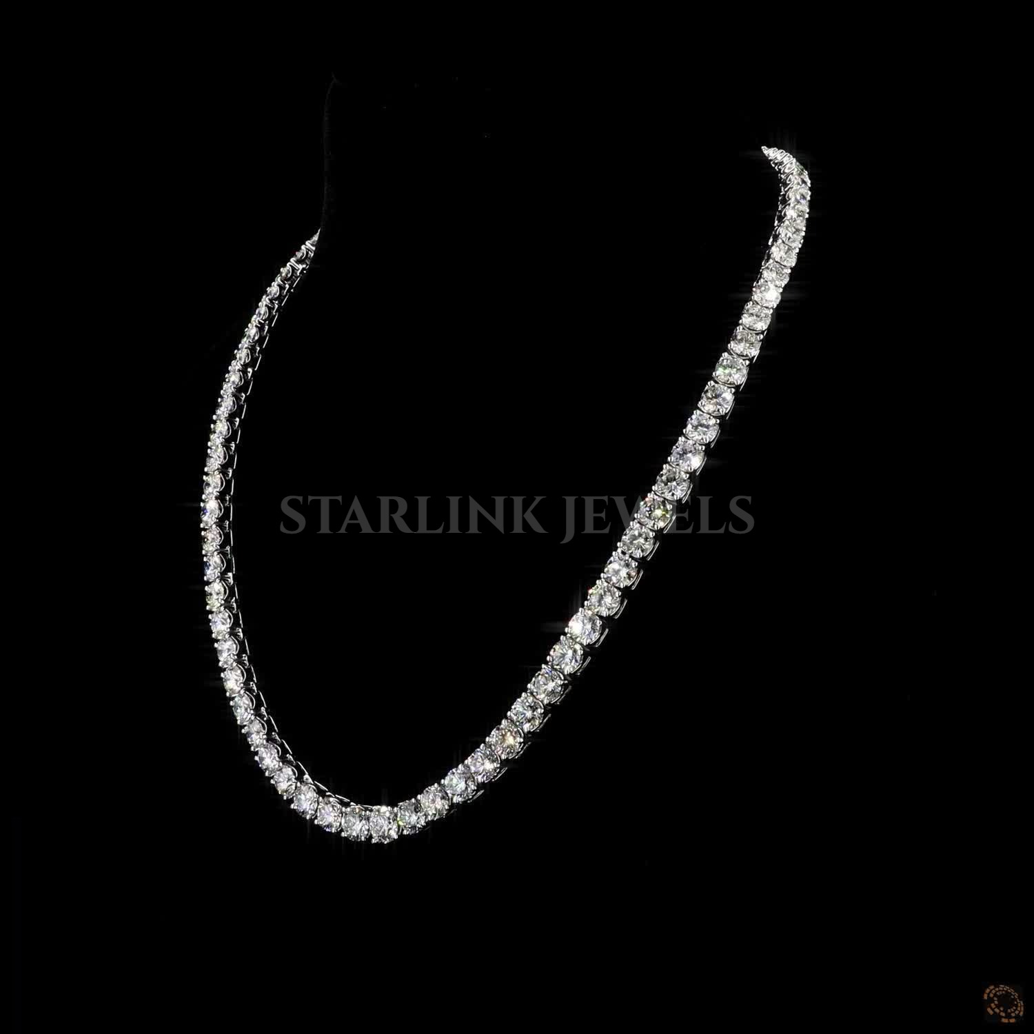 Graduated Diamond Necklace – 50.07 CTW – view 3