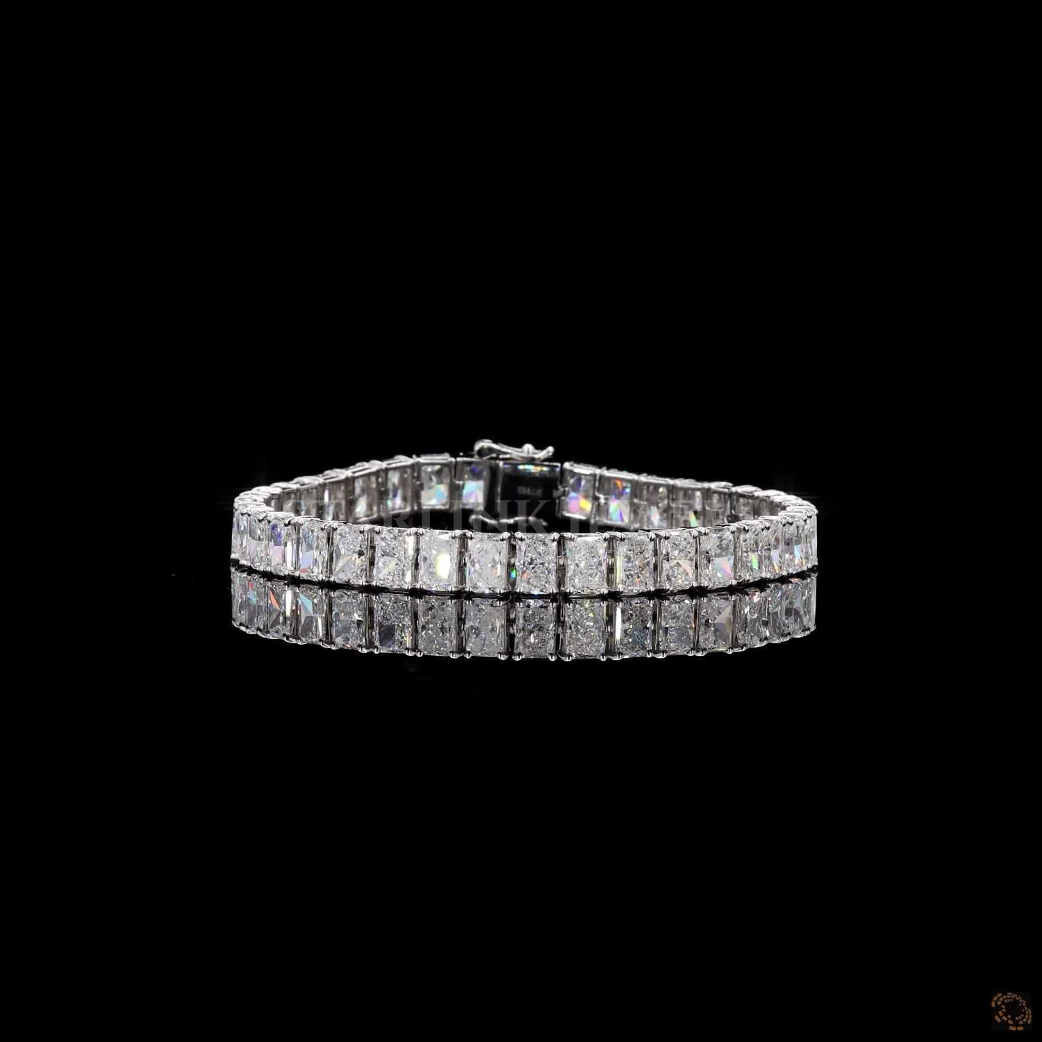 Radiant Elegance Diamond Tennis Bracelet – view 3