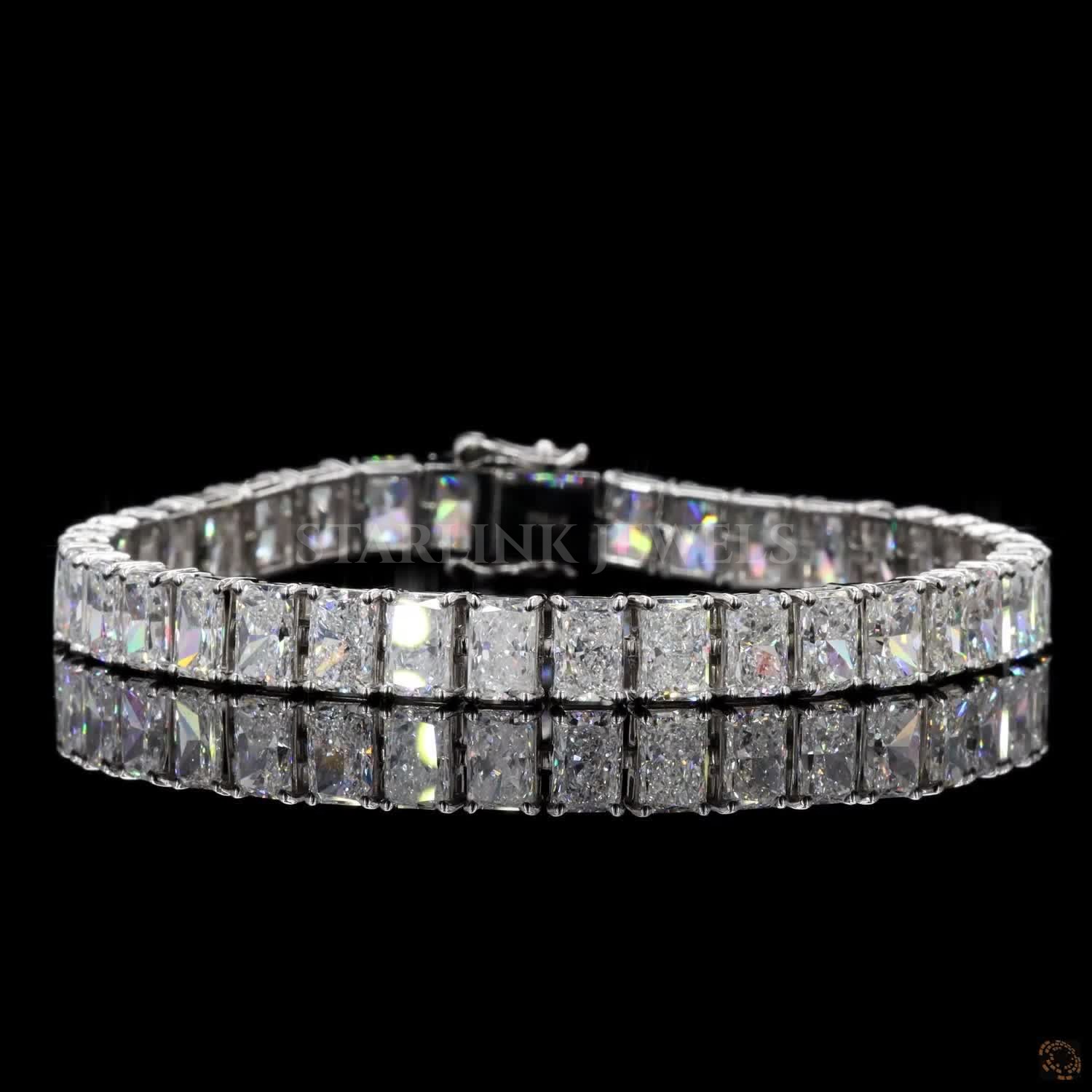 Radiant Elegance Diamond Tennis Bracelet – view 4