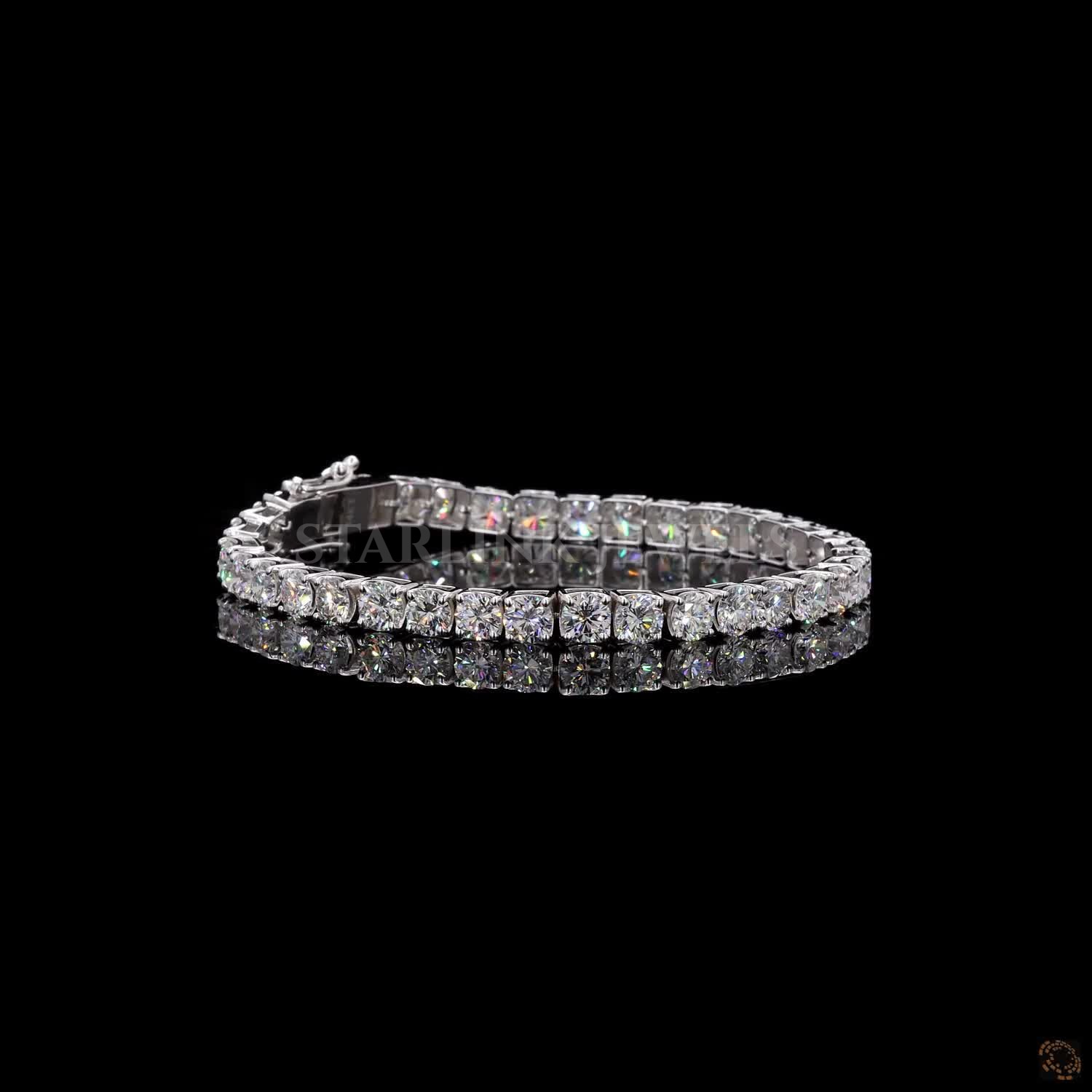 Classic Brilliance Round Diamond Tennis Bracelet – view 3