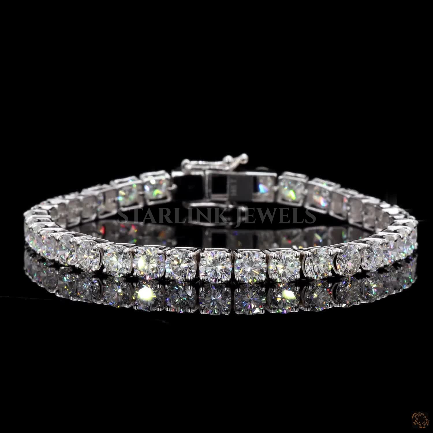 Classic Brilliance Round Diamond Tennis Bracelet – view 4