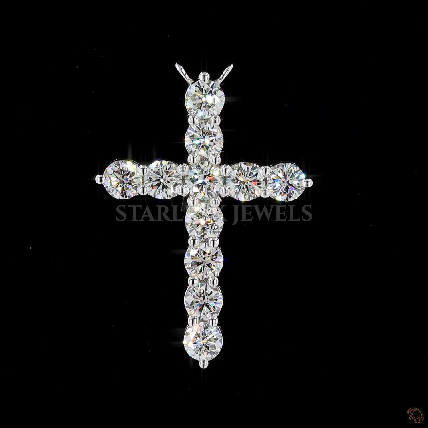 Eternal Faith Diamond Cross Pendant – view 3