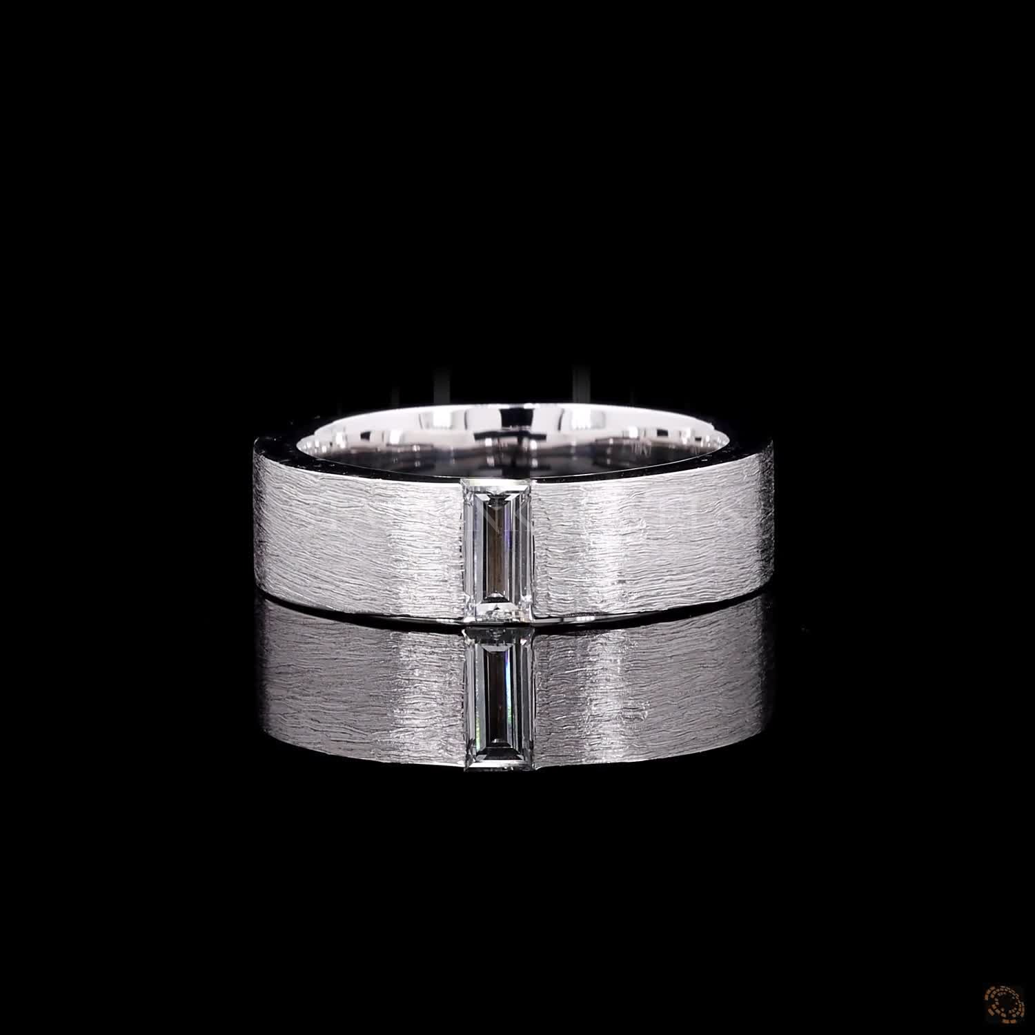 Baguette Diamond Band – view 3