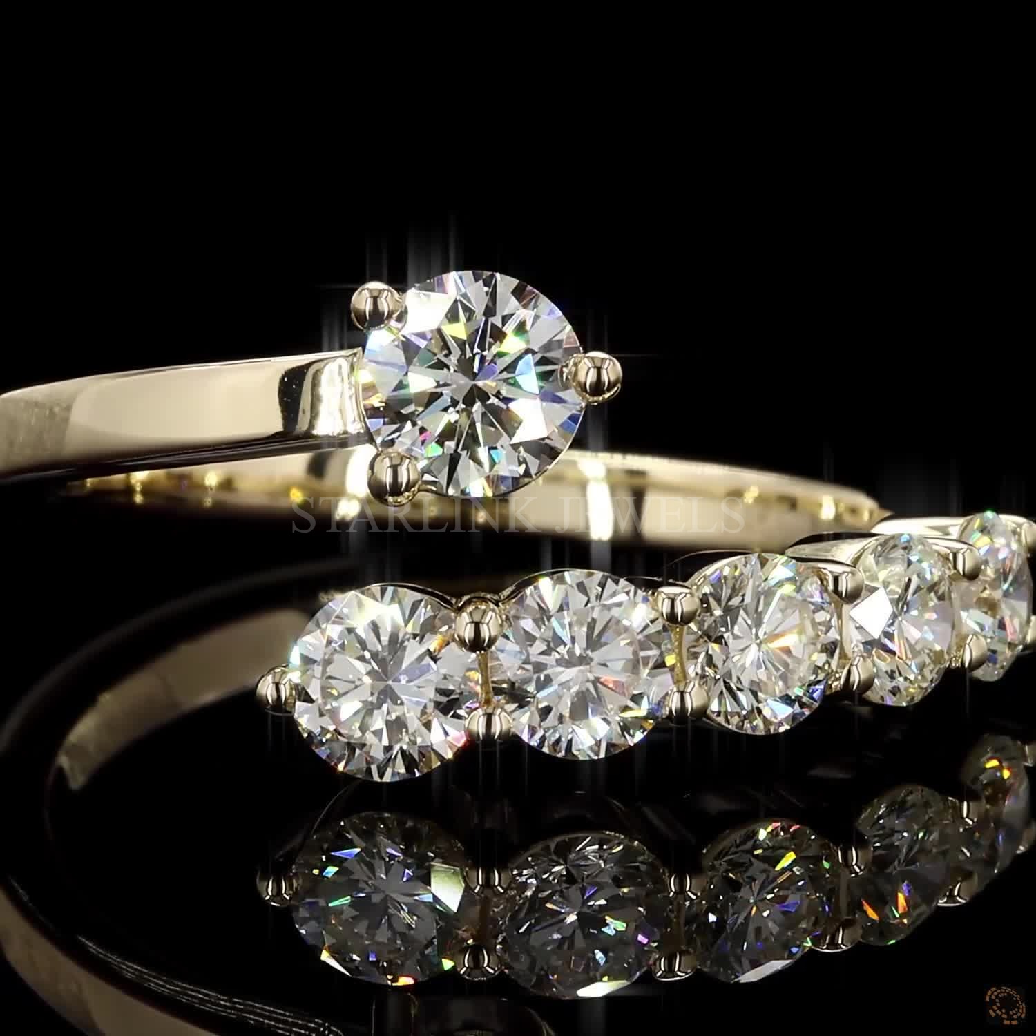Round Diamond Ring – view 3