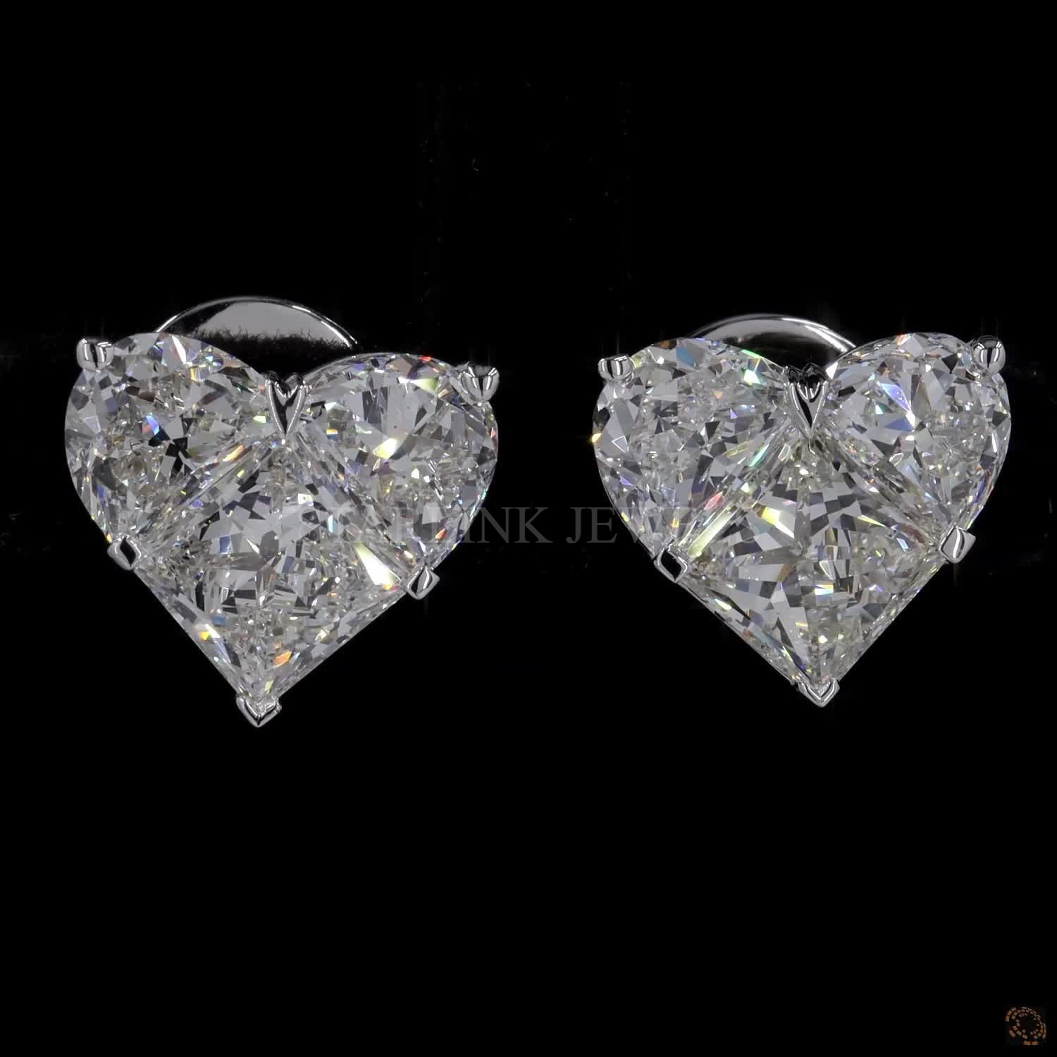 Luxury Pie-Cut Stud Earrings – view 2