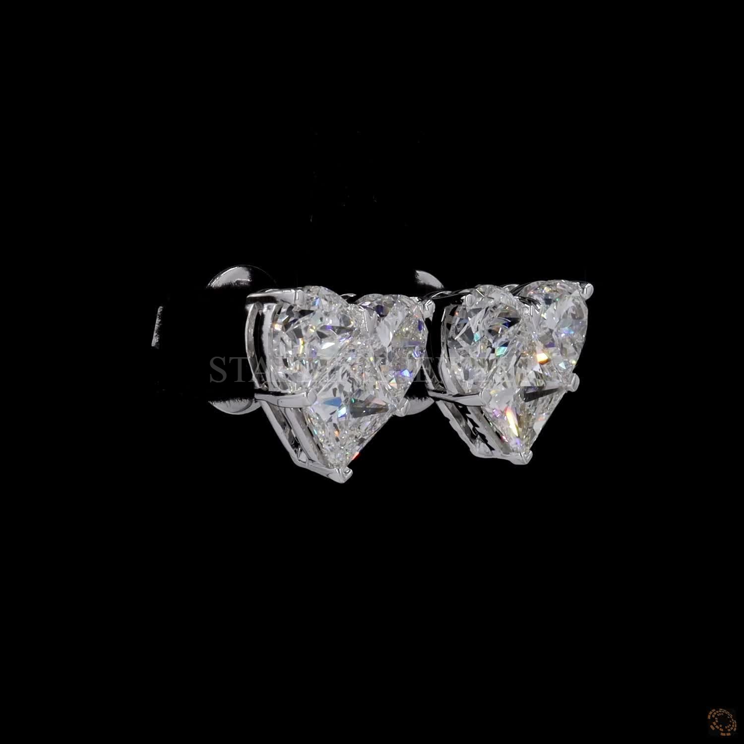 Luxury Pie-Cut Stud Earrings – view 3