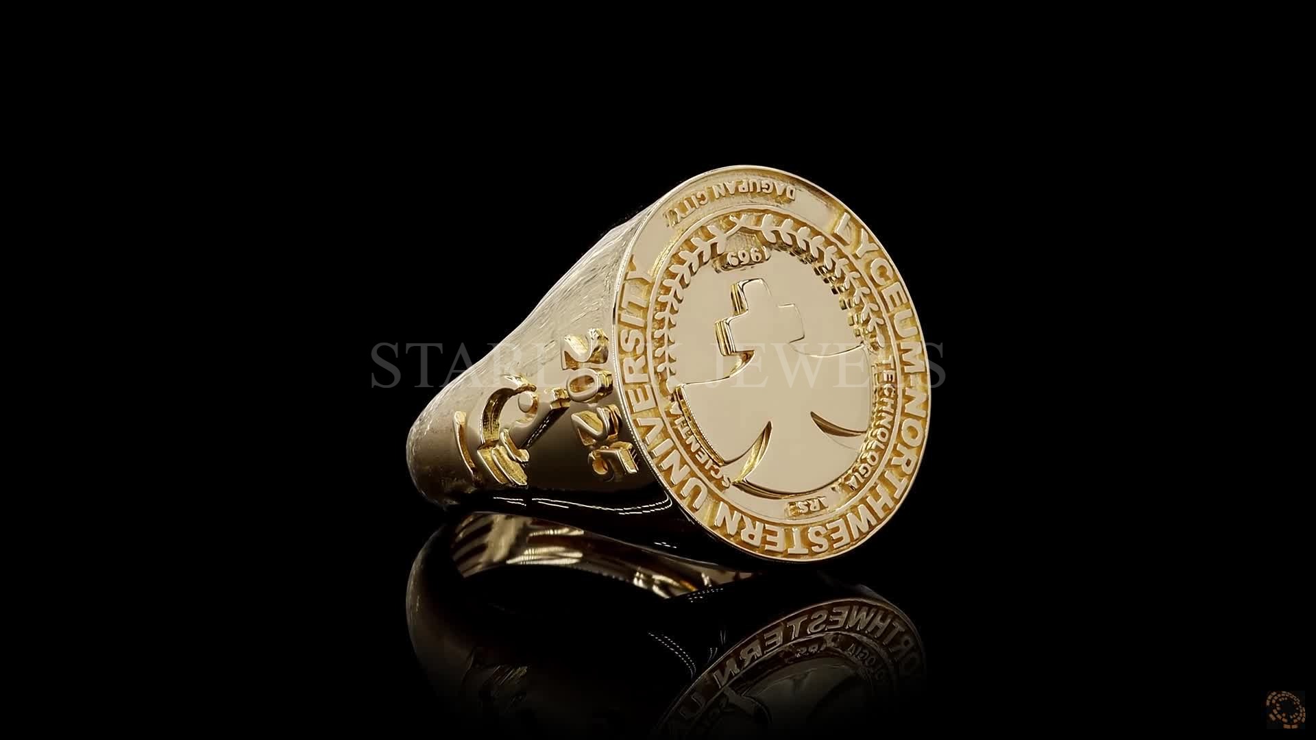 Luxury Heritage Gold Statement Ring – view 4