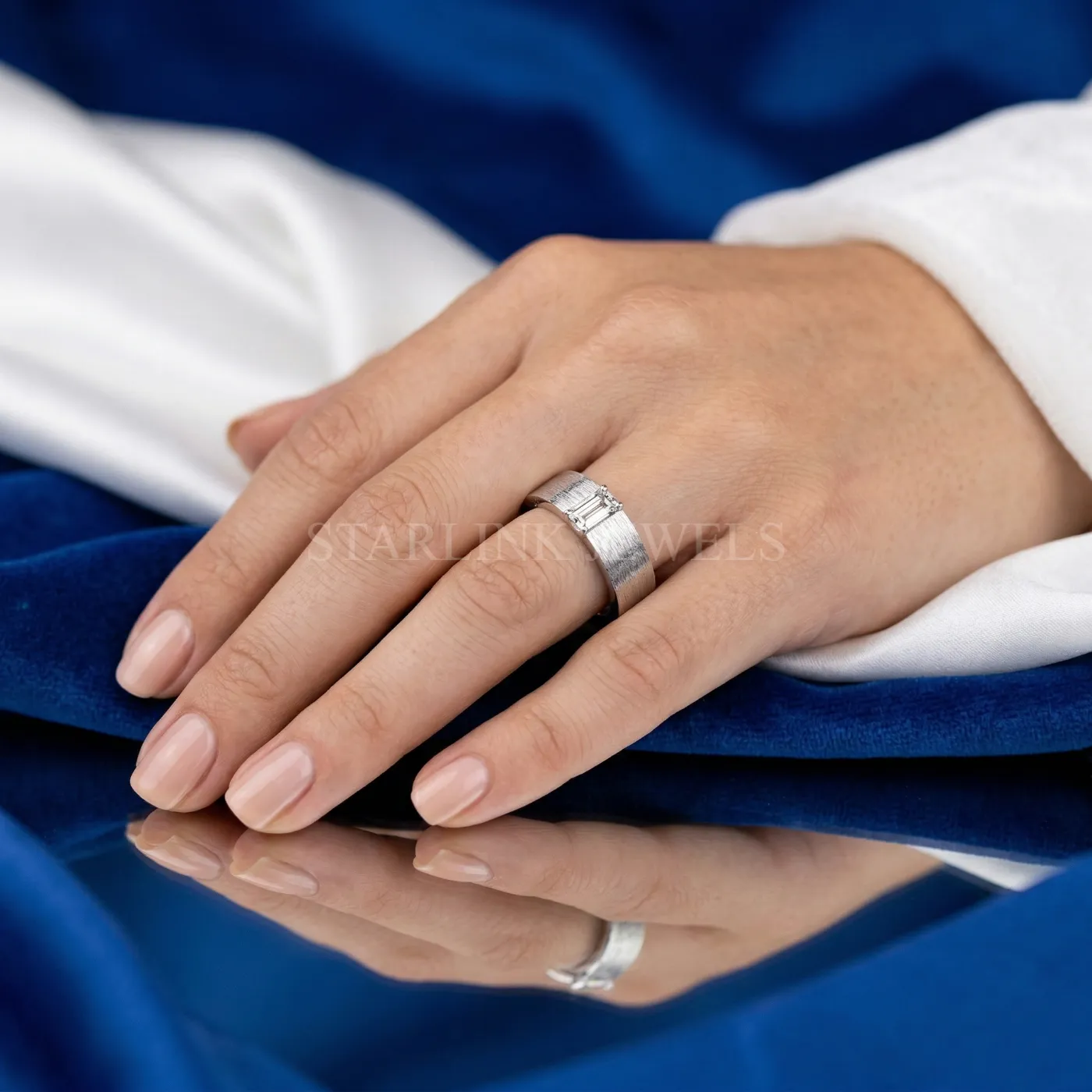 Baguette Diamond Band – view 2