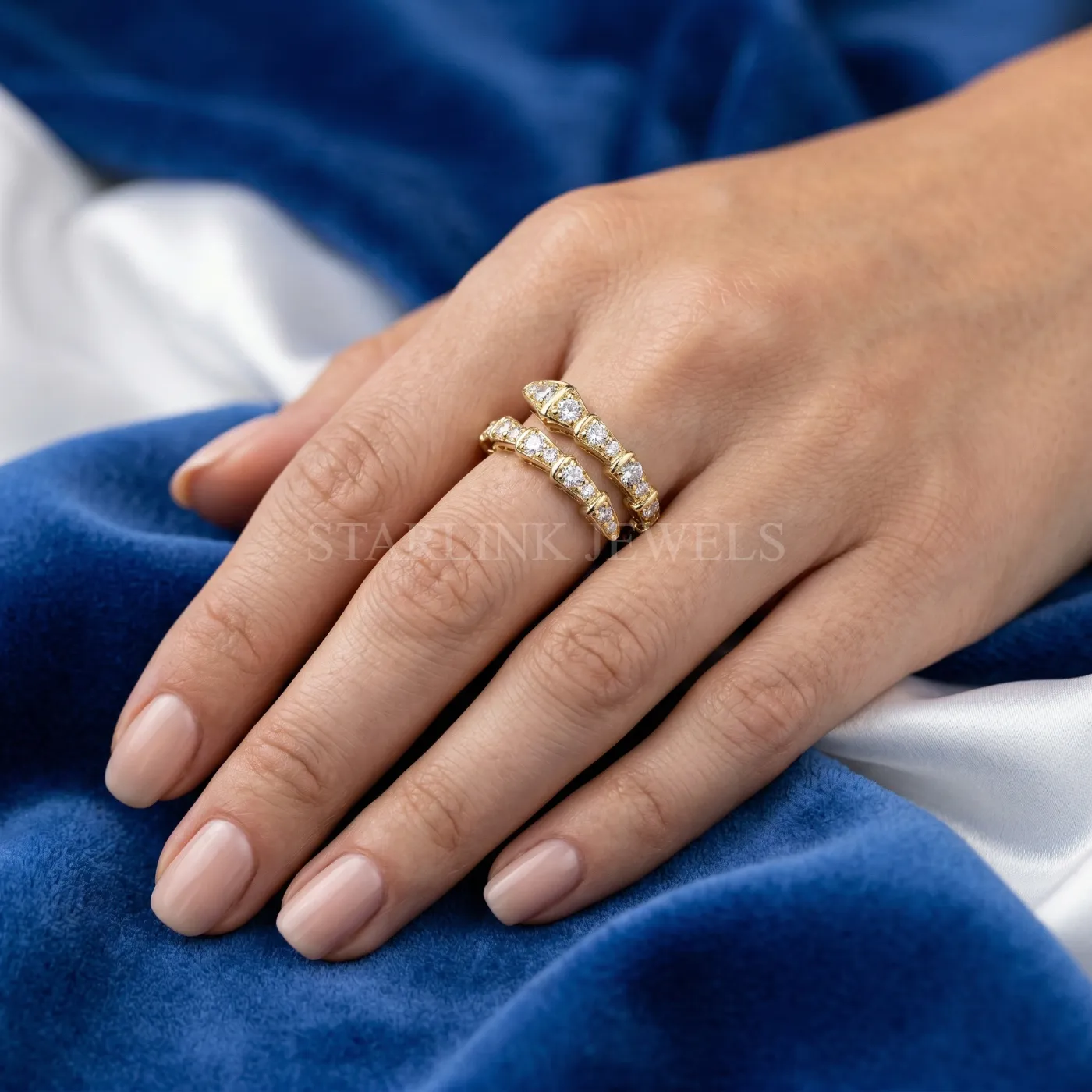 Serpenti Diamond Ring – view 2